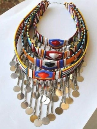 Quadbutton Necklace