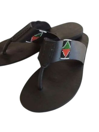 Wholesale African Beaded Leather Sandals