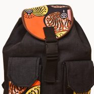 Jeans monkey bag (jeans and Kitenge)@ ksh. 2000