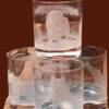 Engraved whisky glasses