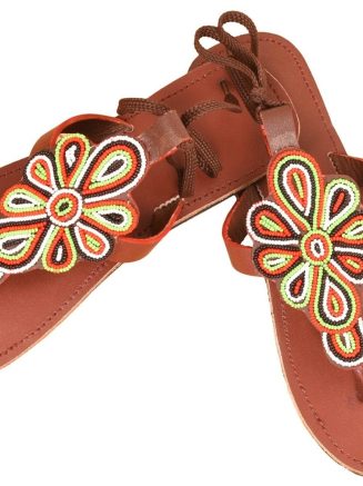 Petal Leather Sandals