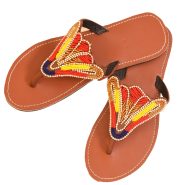 flower-ybr maasai sandals