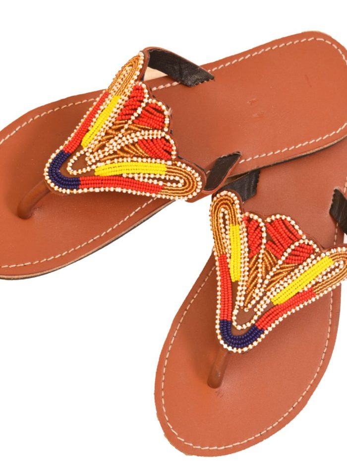 flower-ybr maasai sandals