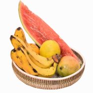 Handwoven fruit basket