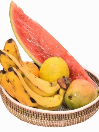 Handwoven fruit basket