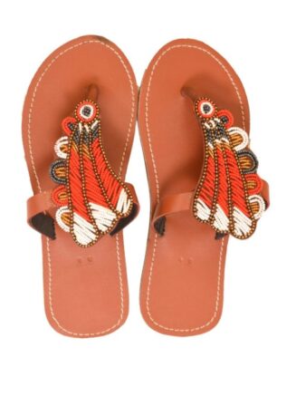 Fur Maasai Sandals
