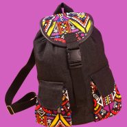 Adult tribal-jeans monkey bag