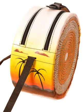 Picnic Slim Bag Decorated Leather