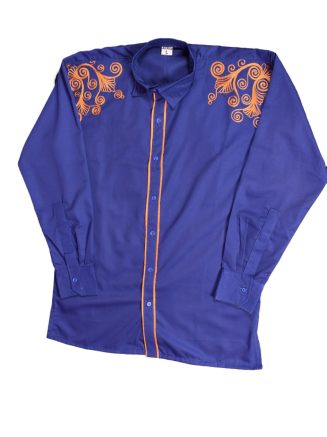 African Spiral Flower Shirt