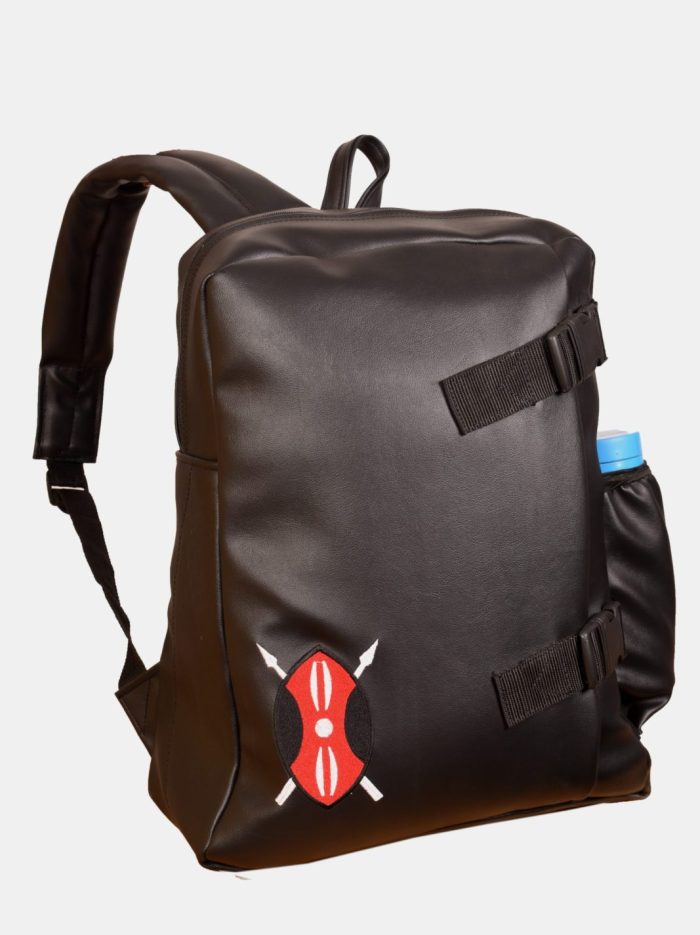 Leathe backpack-
