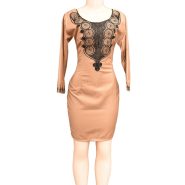 Spiral African dress