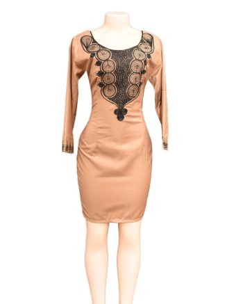 Spiral African Dress