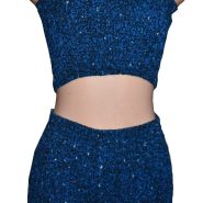 blue beach wear