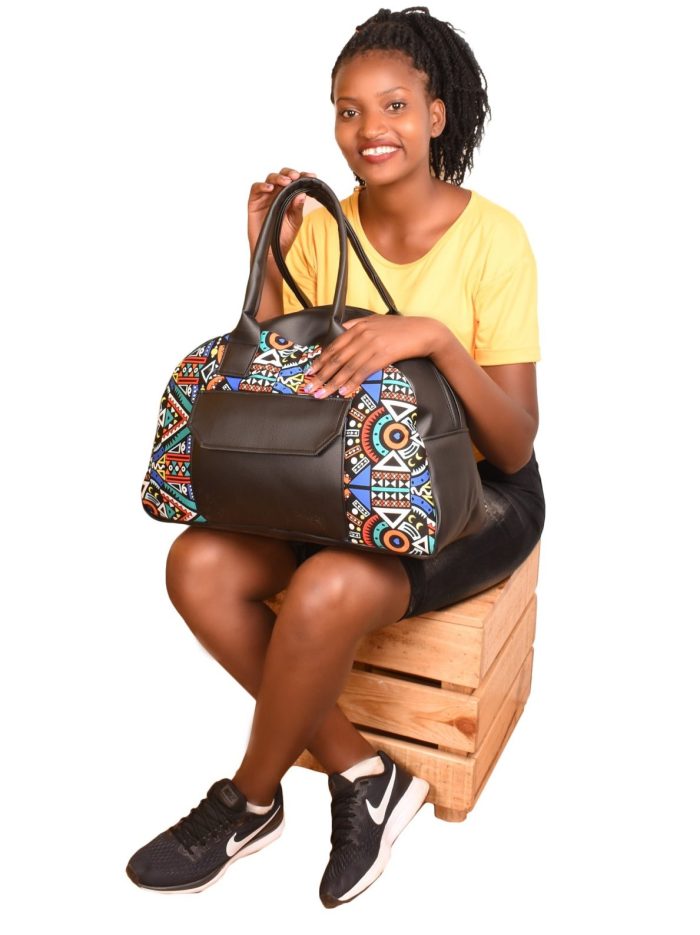 tribal duffle bag