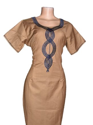 Double Helix African Dress