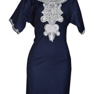 embroidered african dress