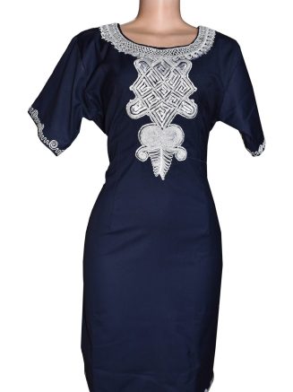 Embroidered African Dress