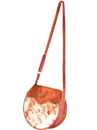 Cowhide Slim Picnic Bag