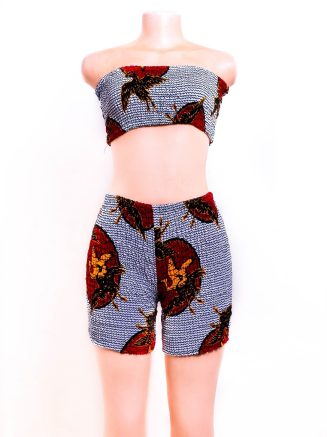 Blue And Brown Beautiful Beach Wear