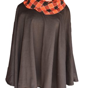 Maasai Shuka Snood Neck Poncho