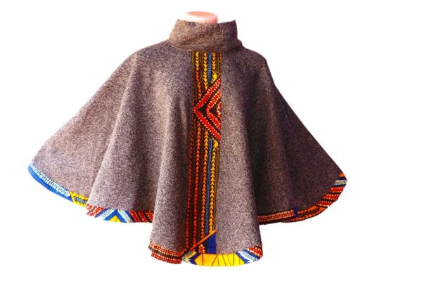 Chocolate Turtle Neck Poncho