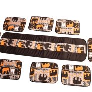 elephant 6-sitter table mat
