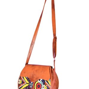 Tribal-Leather Picnic Bag
