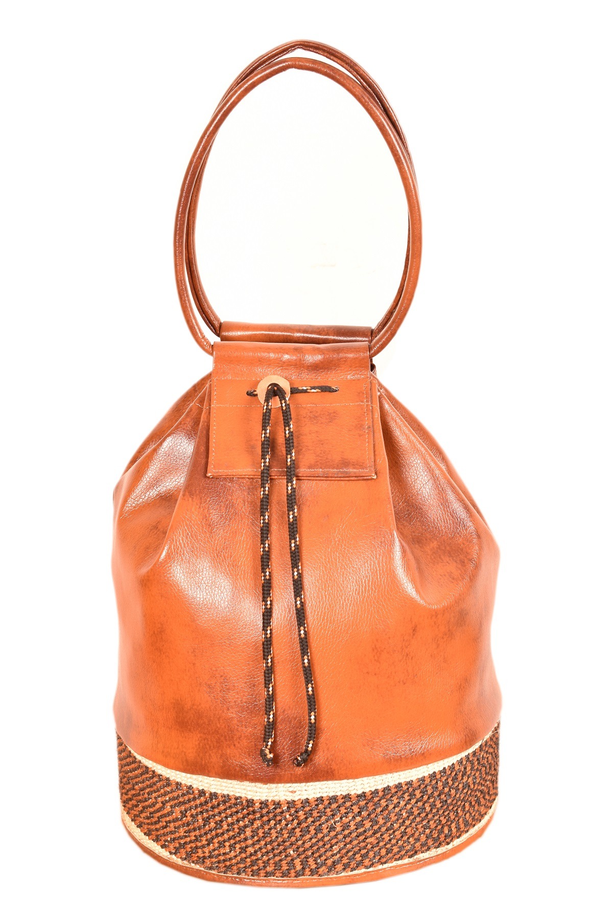 Sisal bag 2025 with leather straps