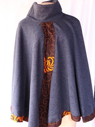 Winter Turtle Neck Poncho