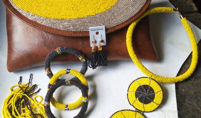 Beaded african jewelry