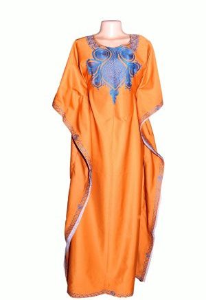 Classy Orange and Blue Dera