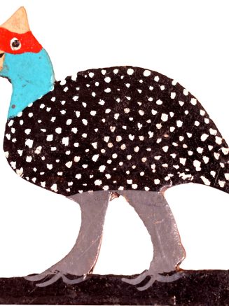 Guinea Fowl Magnetic Sticker