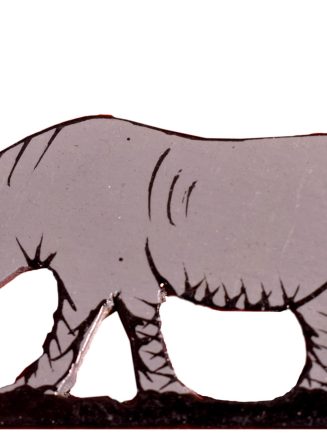 Rhino Magnetic Sticker