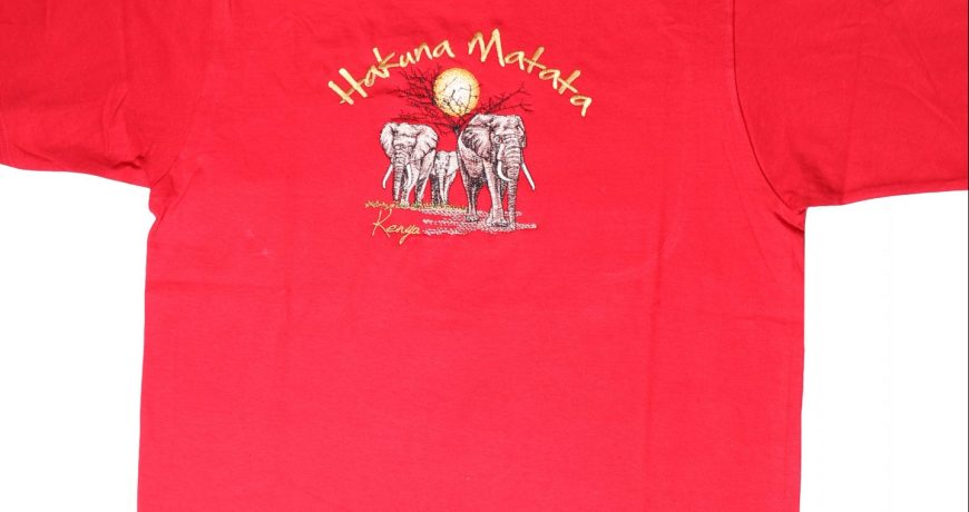 Hakuna Matata Red t-shirts