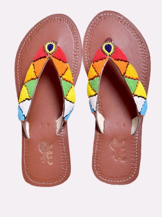 Flip-Flops Beaded Sandals