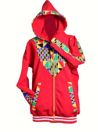 Red Zipped Hoody