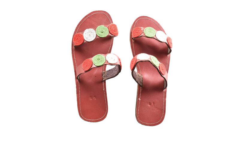 Wholesale Beaded Leather Sandals-6