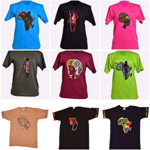 10 Assorted African T-shirts