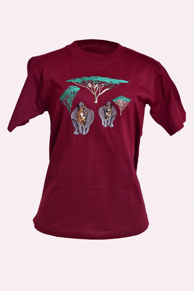 Maroon Rhino T-shirt
