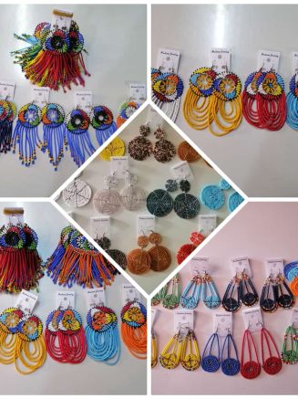 Colorful Beaded Earrings