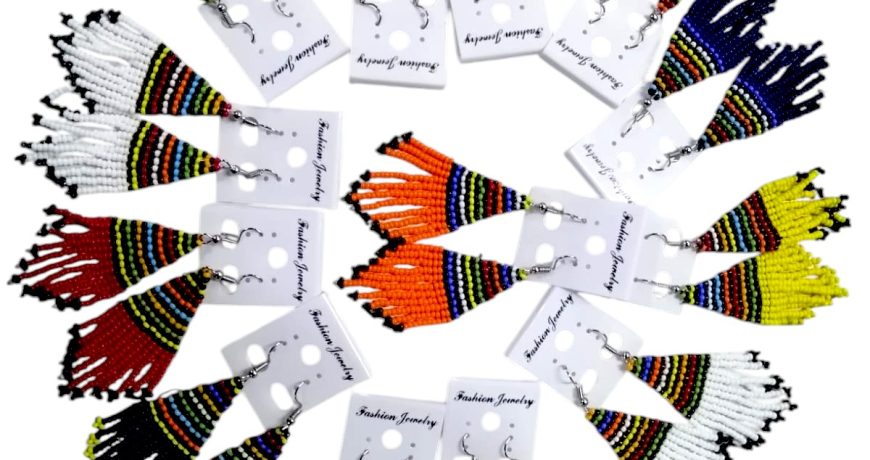 African Beaded Earrings