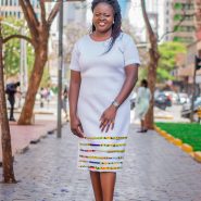 body corn dress white
