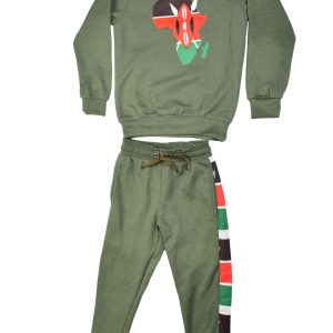 Green Children Sweatshirt Suit