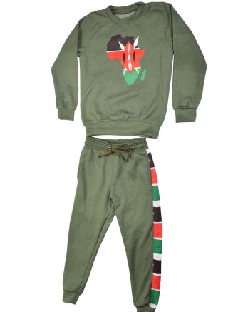 Green Children Sweatshirt Suit