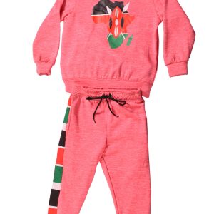 Pink Children Sweatshirt Suit