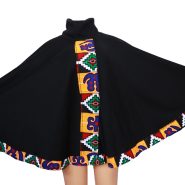 Black African Poncho 2
