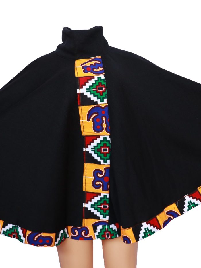Black African Poncho 2