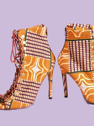 Kitenge Heels