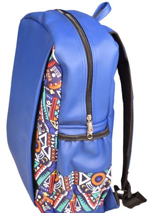 Blue African Backpack