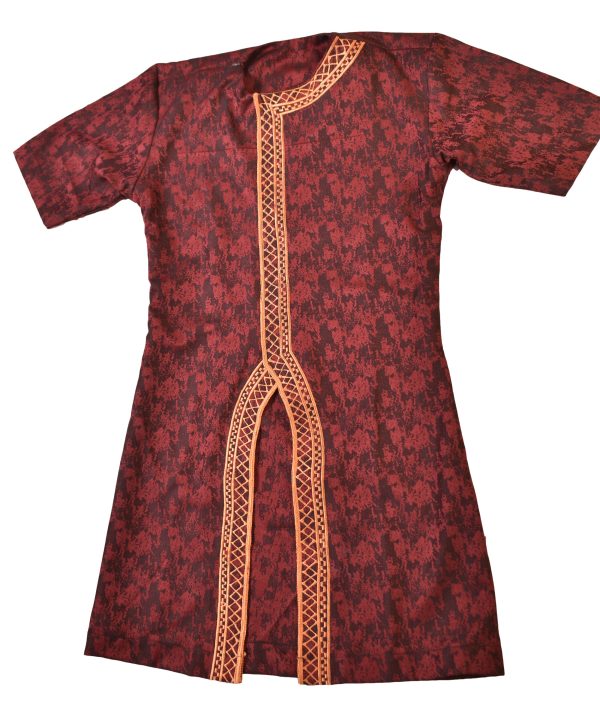 Maroon African shirt